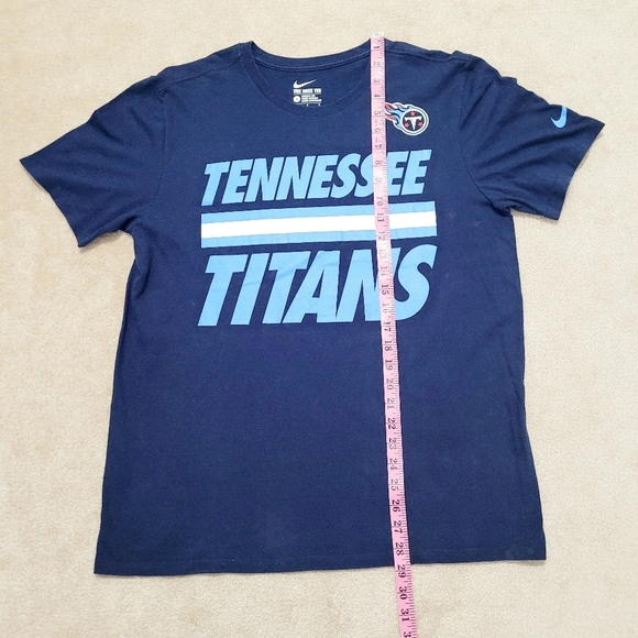 The Nike Tee Tennessee Titans Blue Short Sleeve T-shirt Unisex Size Large Cotton - Picture 7 of 9